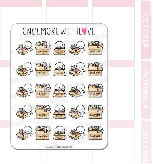 Donate Stuff | Sticker Sheet