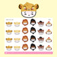 Dumpling King | Sticker Sheet