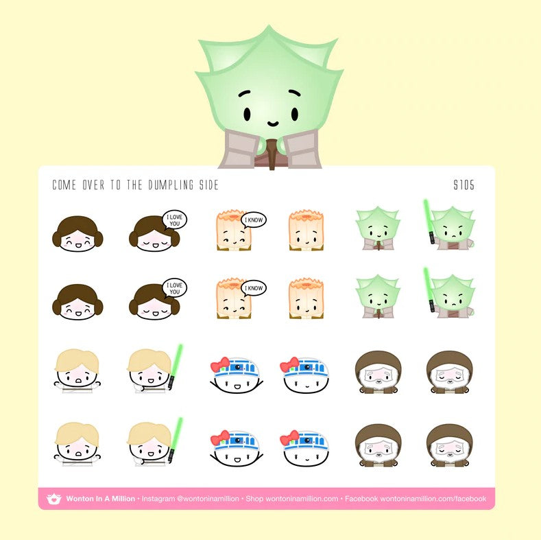 Dumpling Wars | Sticker Sheet
