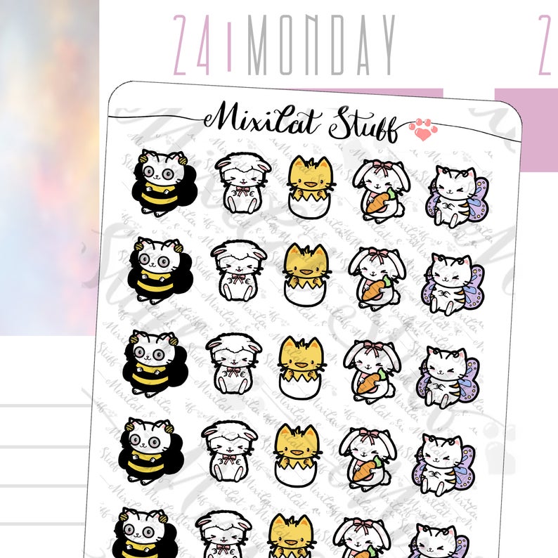 Easter Animals | Sticker Sheet