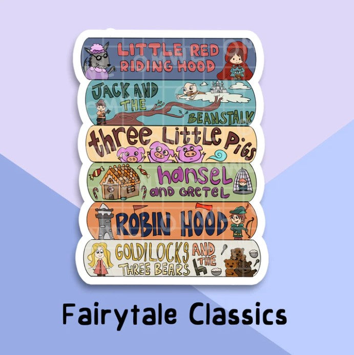 Bookish Fairytale Classics by Lyttlefingers | Vinyl Decal