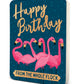 Flamingo Birthday Flock | Card