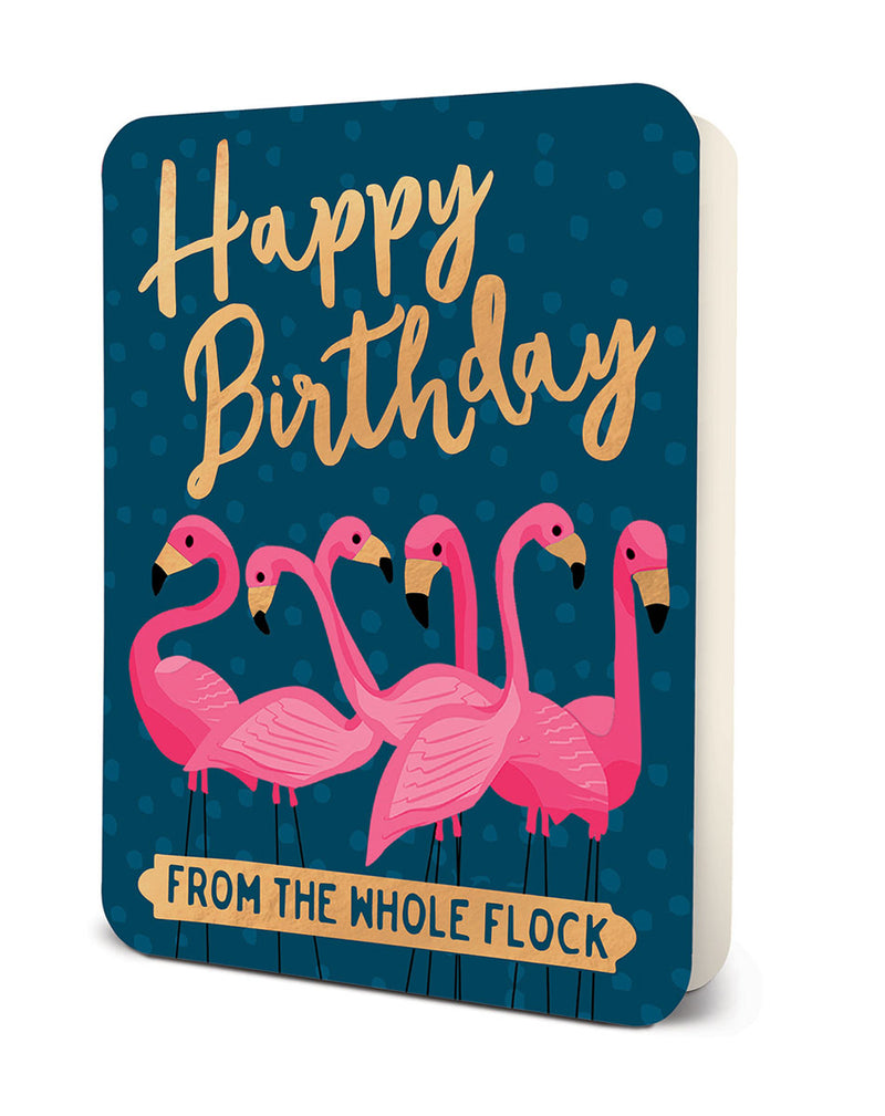 Flamingo Birthday Flock | Card