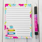 Floral Book Stack | Notepad
