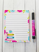 Floral Book Stack | Notepad
