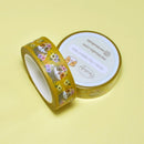 Guinea Pig and Flowers | Washi