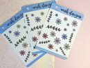 Flowers & Leaves | Sticker Sheet
