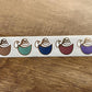 Foiled Coffee Cup | Sticker Seals