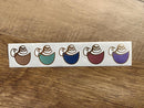 Foiled Coffee Cup | Sticker Seals