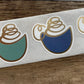 Foiled Coffee Cup | Sticker Seals