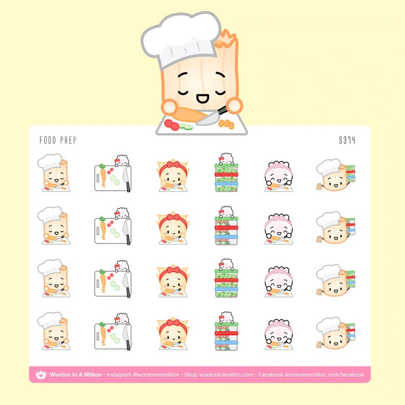 Food Prep | Sticker Sheet