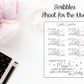 Shoot For The Moon | Sticker Sheet