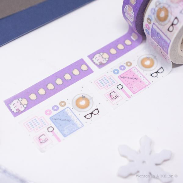 Winter Crafting Table Washi (set of 2)