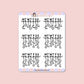 Galaxy Banner | Sticker Sheet