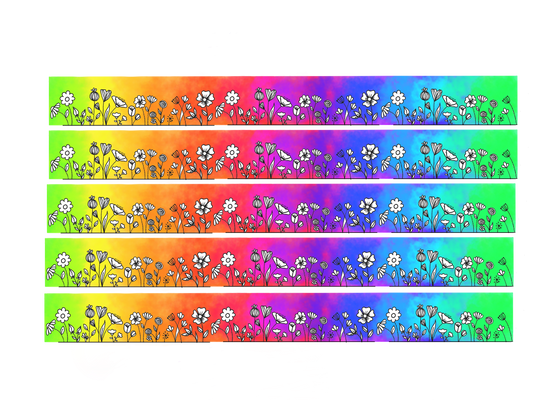 Rainbow Garden | Washi