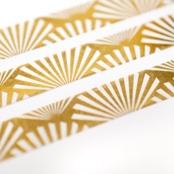 Year Of The Tiger - Golden Fans | Washi