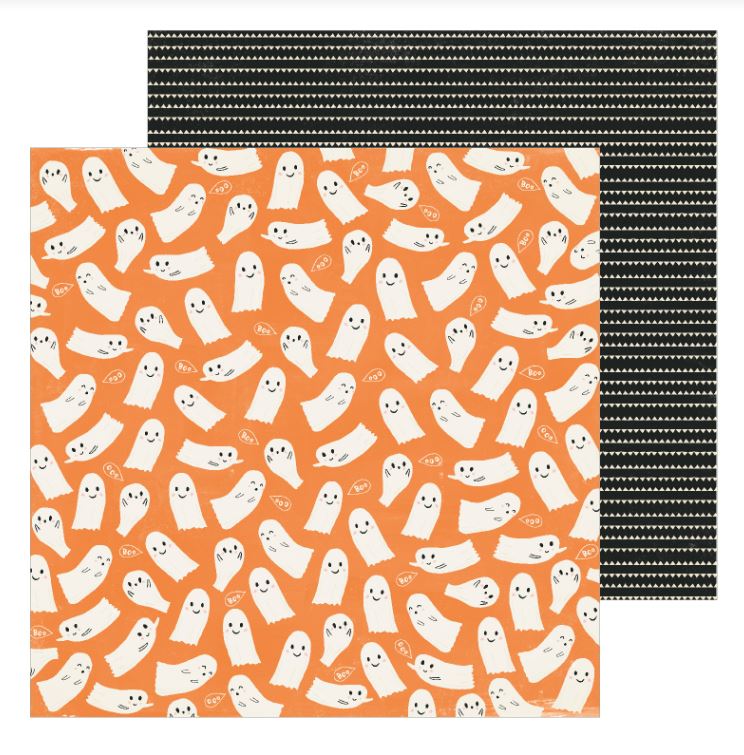 Hey Pumpkin - Ghostly | 12x12 Patterned Paper
