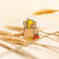 Giraffe Groceries | Enamel Pin