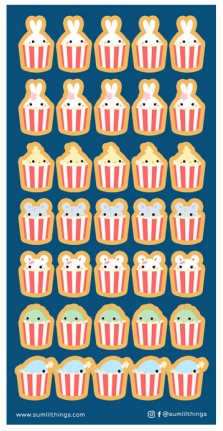 Carnival Night | Glitter Stickers