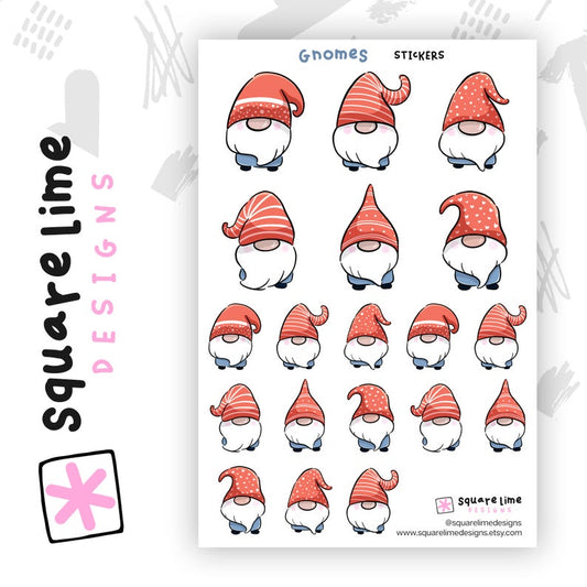 Gnomes  | Sticker Sheet