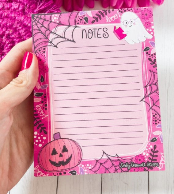 Halloween Bookworm | Notepad