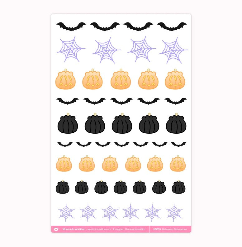 Halloween Decorations | Washi Stickers