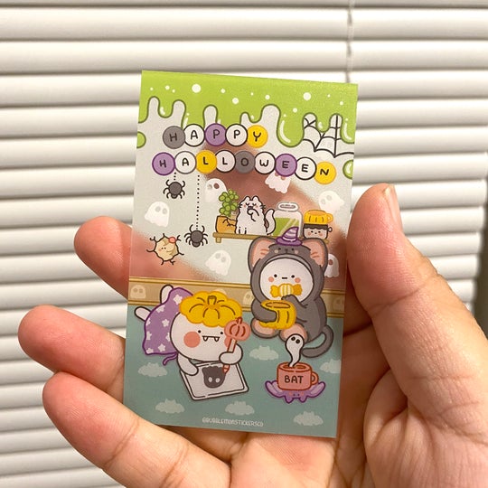 Halloween | Frosted Washi Card