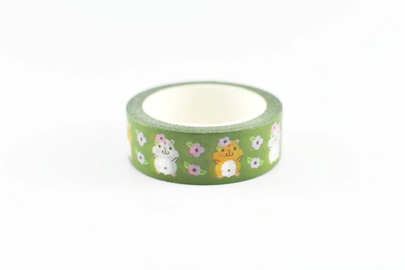 Hamster and Flowers | Washi