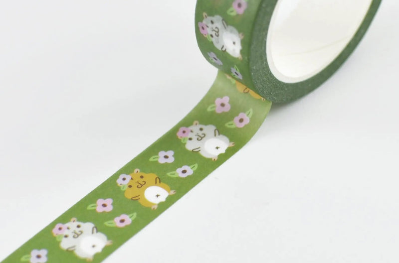 Hamster and Flowers | Washi