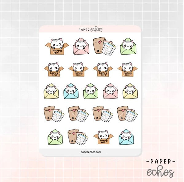 Happy Mail (Sushi) | Sticker Sheet