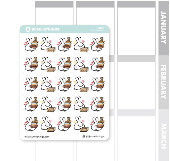 Lil' Happy Mail | Sticker Sheet