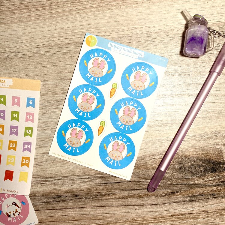 Happy Mail Bunn | Sticker Sheet