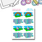 Hello Emma Splashes | Sticker Sheet