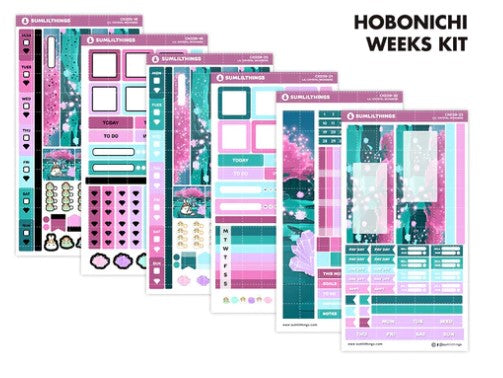 Crystal Wonders | Hobonichi Sticker Kit
