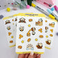 Honey Bee Pancake | Sticker Sheet