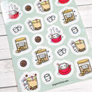Hot Chocolate / Boba Tea and Cookie Jar | Sticker Sheet