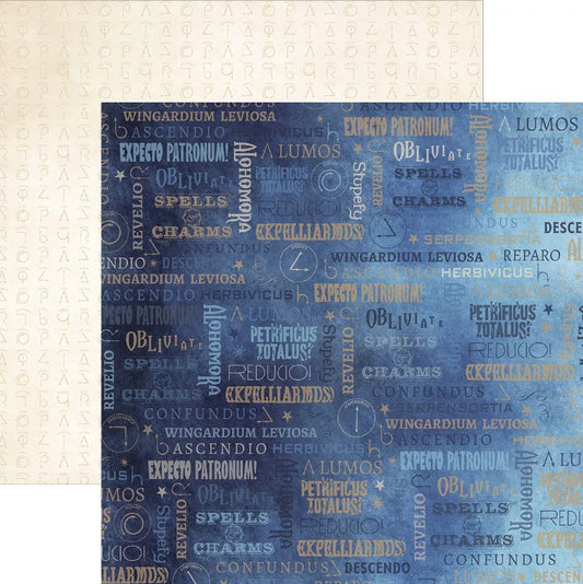 Harry Potter Spells | 12x12 Patterned Paper