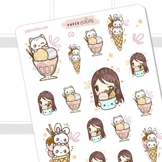 Icecream Love | Sticker Sheet