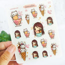 Icecream Love | Sticker Sheet