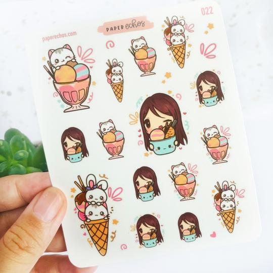 Icecream Love | Sticker Sheet