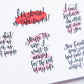I Love You. Kind Of - Valentines | Sticker Sheet