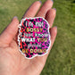 Bossy | Vinyl Sticker