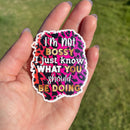 Bossy | Vinyl Sticker