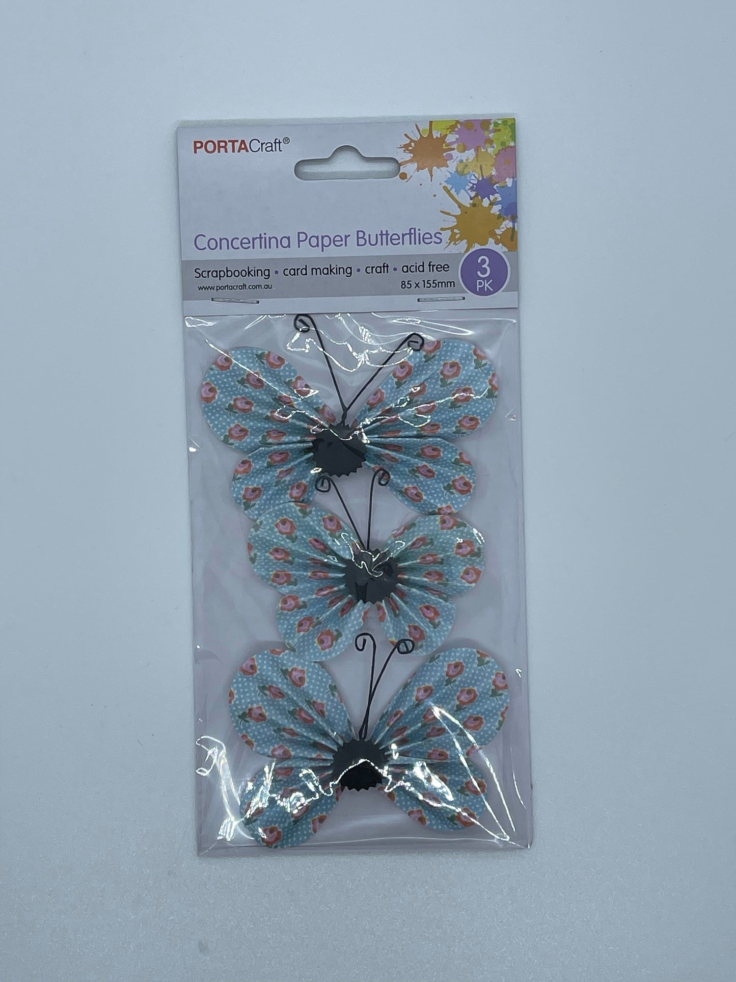 Paper Butterflies - Blue Roses