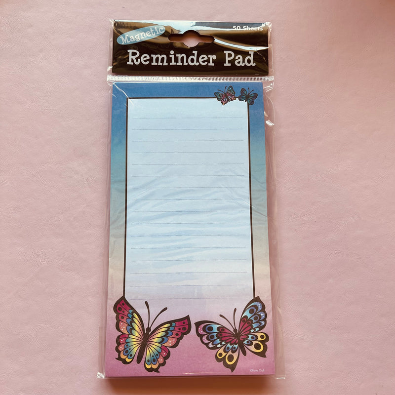 Magnetic Reminder Pad - Butterfly