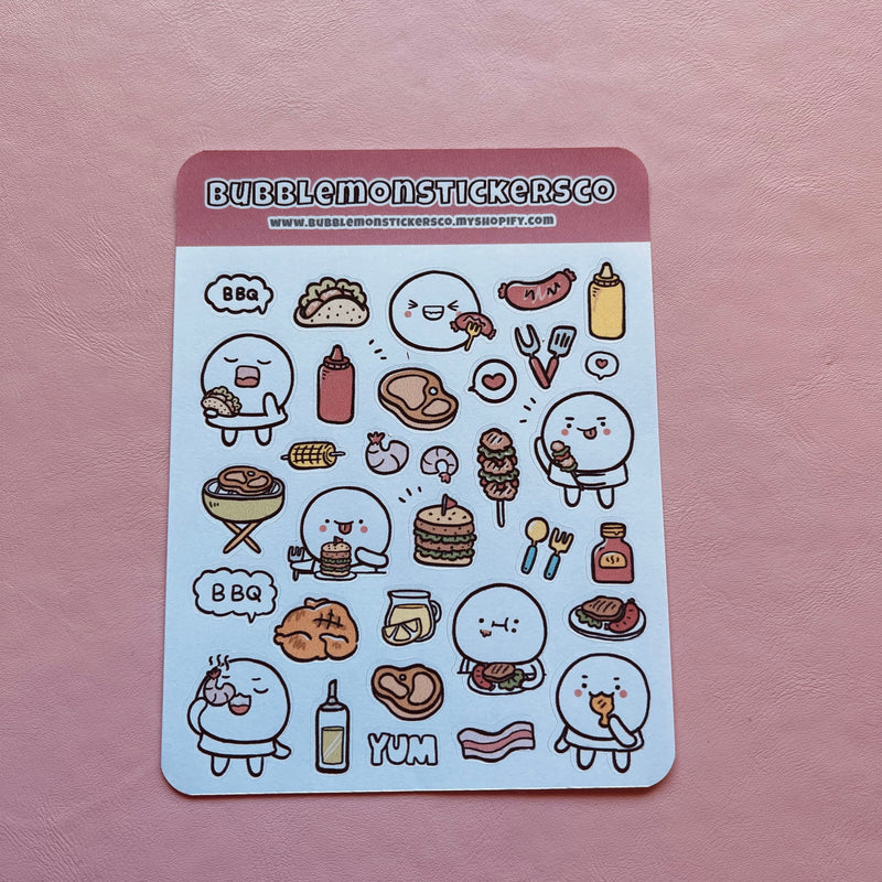 BBQ | Sticker Sheet