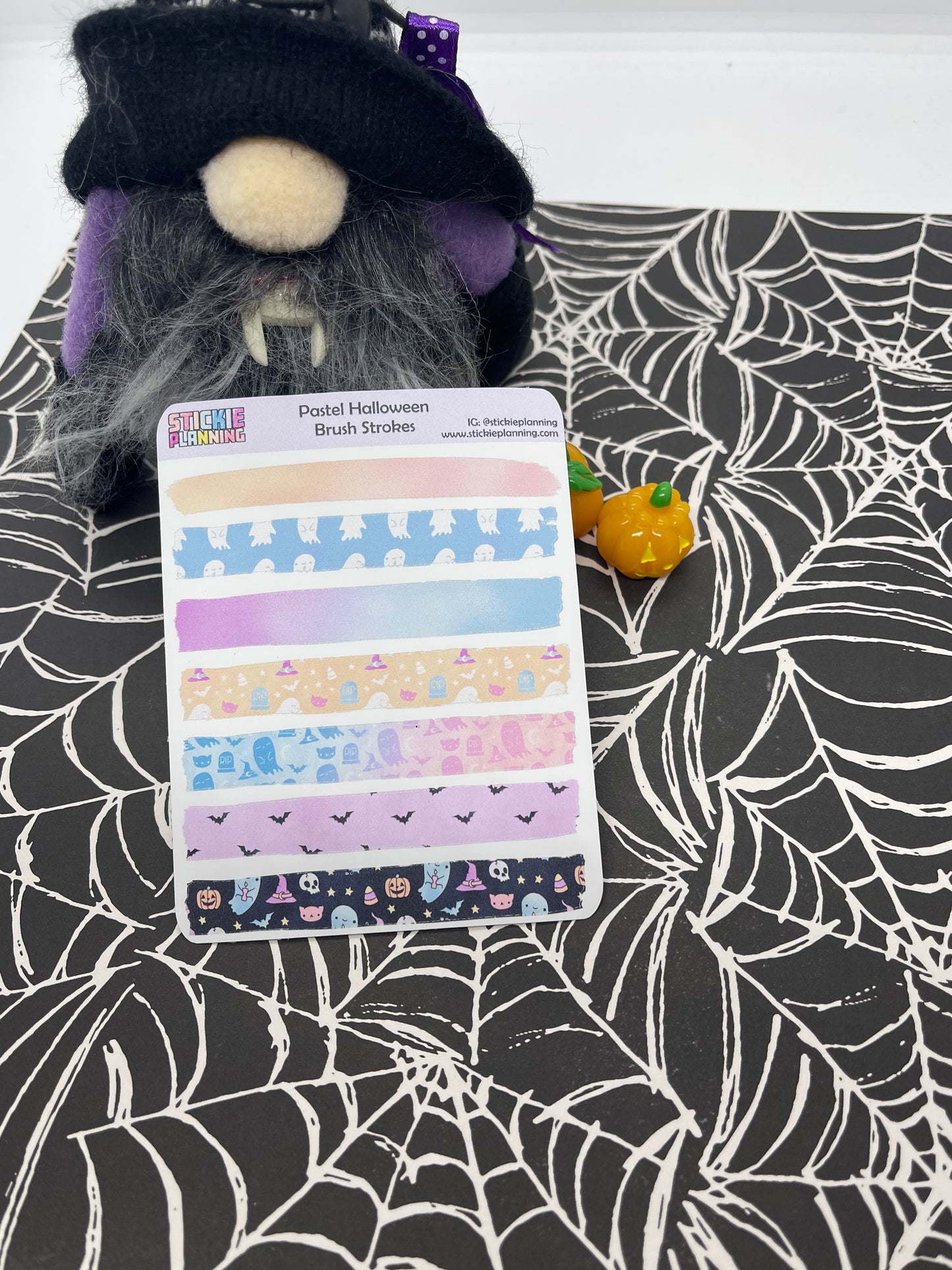 Halloween PASTEL Brush Strokes | Sticker Sheet