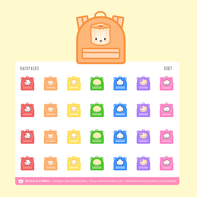 Backpack | Sticker Sheet
