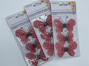 Paper Butterflies - Red