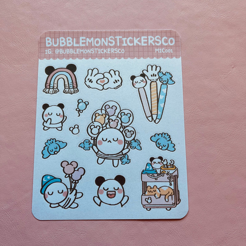 Magical Land - Mouse Deco | Sticker Sheet